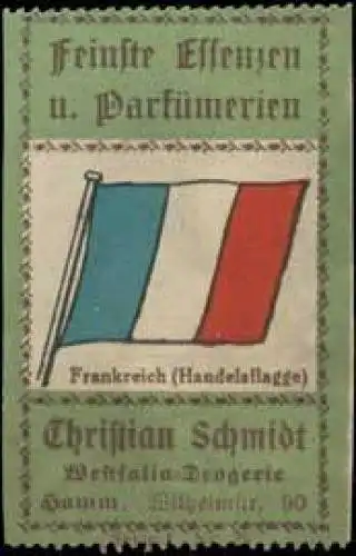 Frankreich-Handelsflagge