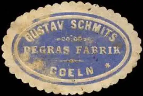 Gustav Schmits Degras Fabrik - CÃ¶ln