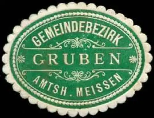 Gemeindebezirk Gruben - Amtsh. Meissen