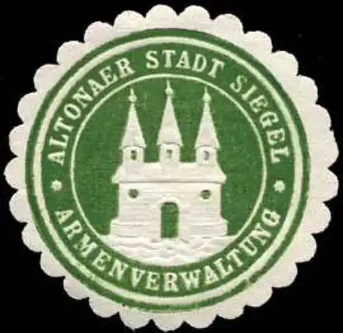 Altonaer Stadt Siegel - Armenverwaltung