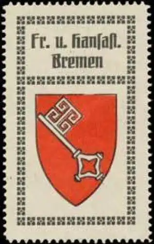 Fr. und Hansastadt Bremen Wappen