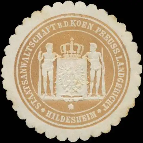 Staatsanwaltschaft b.d. K. Pr. Landgericht Hildesheim