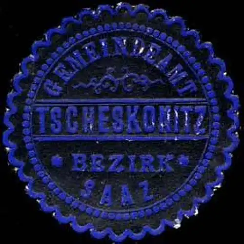 Gemeindeamt Tscheskonitz - Bezirk Saaz