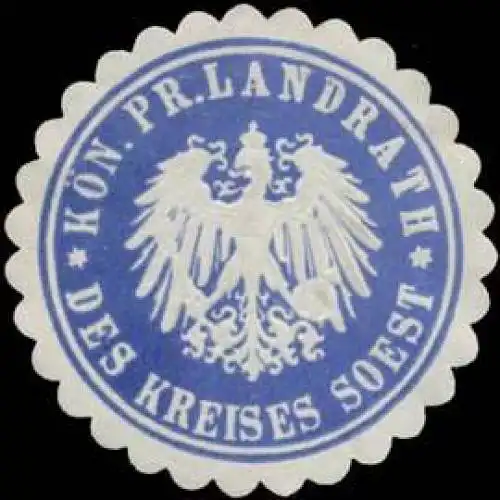 K. Pr. Landrath des Kreises Soest