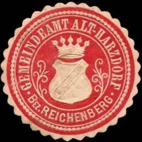Gemeindeamt Alt-Harzdorf - Bezirk Reichenberg