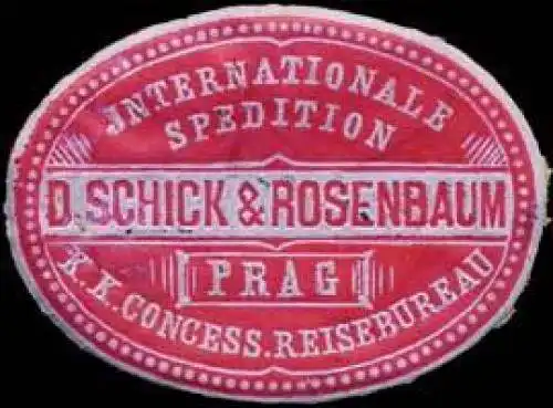 Internationale Spedition D. Schick & Rosenbaum - Prag