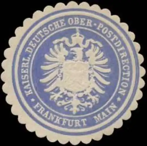 K. Deutsche Ober-Postdirection Frankfurt/M