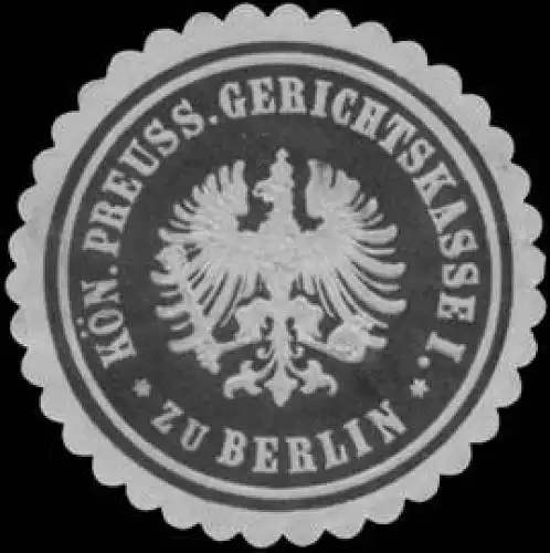 K.Pr. Gerichtskasse I zu Berlin