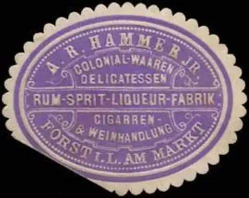 Colonial-Waaren A.R. Hammer jr. Forst/Lausitz