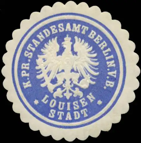 K.Pr. Standesamt Berlin V.B