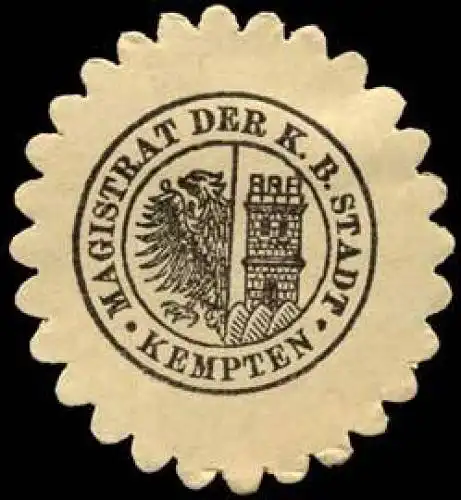 Magistrat der K.Bayer. Stadt Kempten