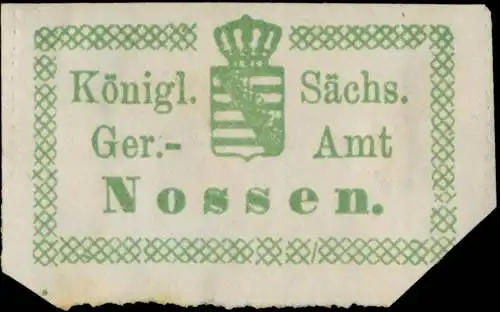 K.S. Gerichtsamt Nossen