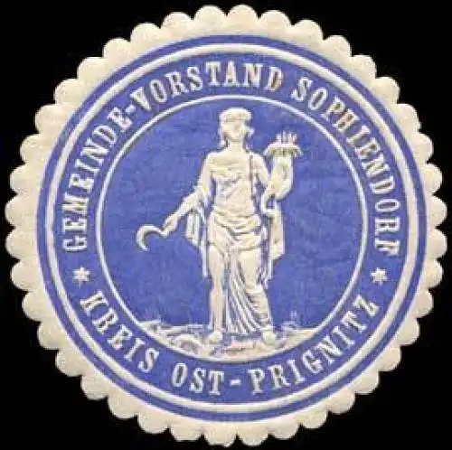 Gemeinde-Vorstand Sophiendorf Kreis Ost-Prignitz