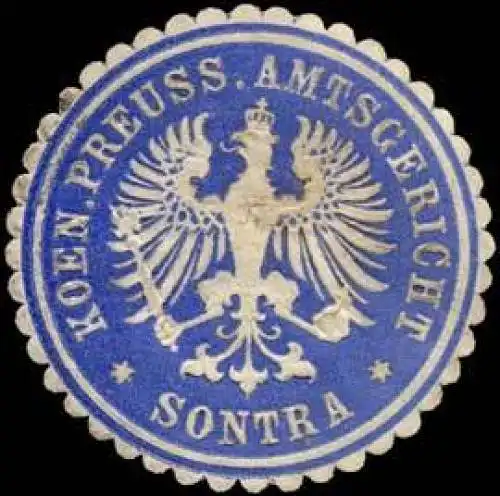 Koen. Preuss. Amtsgericht Sontra