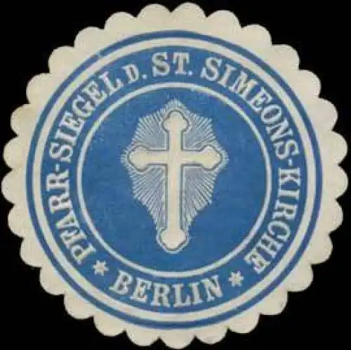 Pfarr-Siegel der St. Simeons-Kirche Berlin