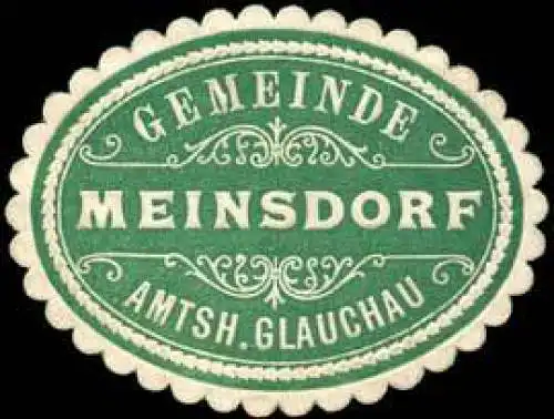 Gemeinde Meinsdorf - Amtshauptmannschaft Glauchau