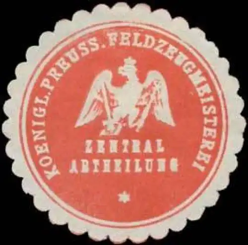 K.Pr. Feldzeugmeisterei Zentral Abtheilung