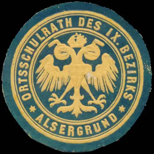 Ortsschulrath des IX. Bezirks Alsergrund