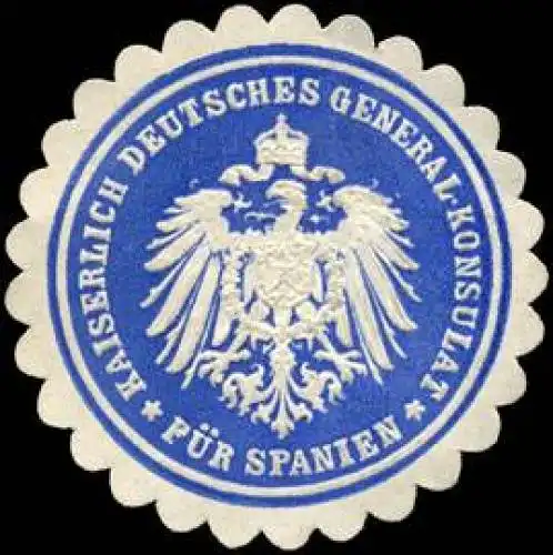 Kaiserlich Deutsches General - Konsulat fÃ¼r Spanien