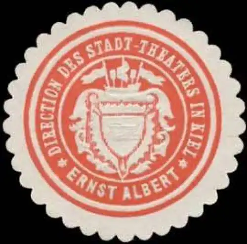 Ernst Albert-Direction des Stadt-Theaters in Kiel