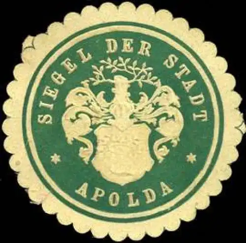 Siegel der Stadt - Apolda