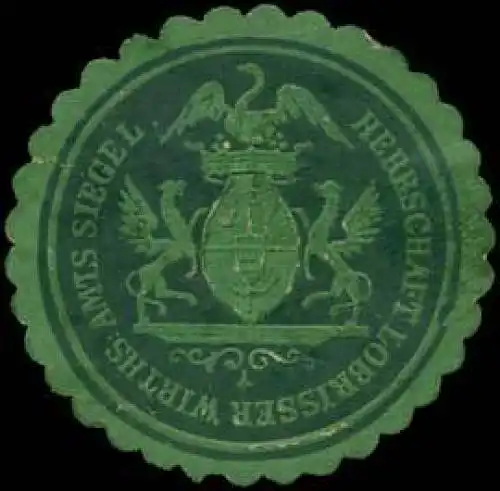 Herrschaft Lobrisser Wirths-Amts Siegel