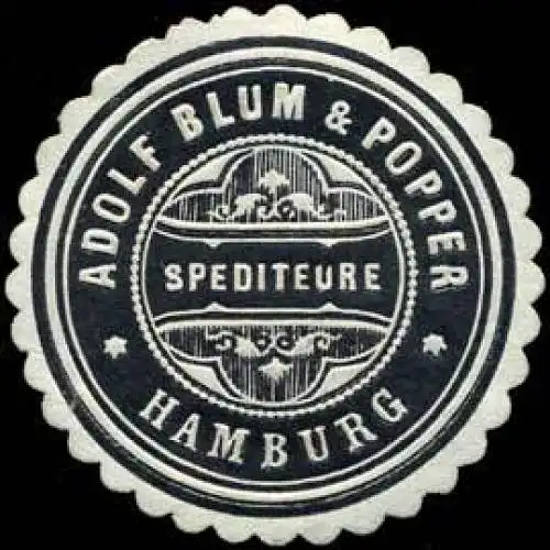 Spediteure Adolf Blum & Popper - Hamburg