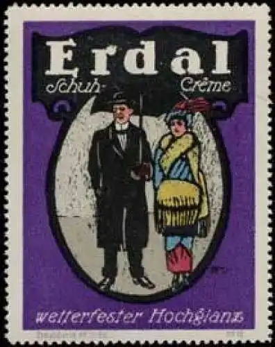 Erdal Schuhcreme - Regenschirm