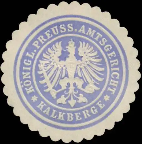 K. Pr. Amtsgericht Kalkberge