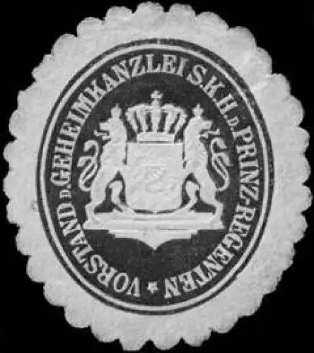 Vorstand der Geheimkanzlei Seiner K. Hoheit des Prinzregenten Luitpold von Bayern