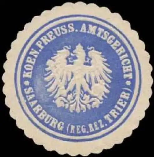 K.Pr. Amtsgericht Saarburg (Reg. Bez. Trier)