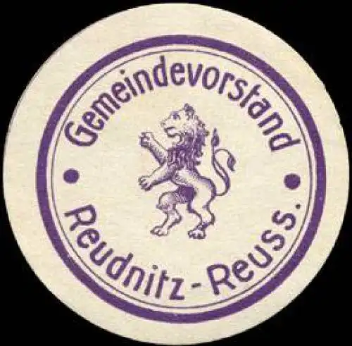 Gemeindevorstand Reudnitz - Reuss
