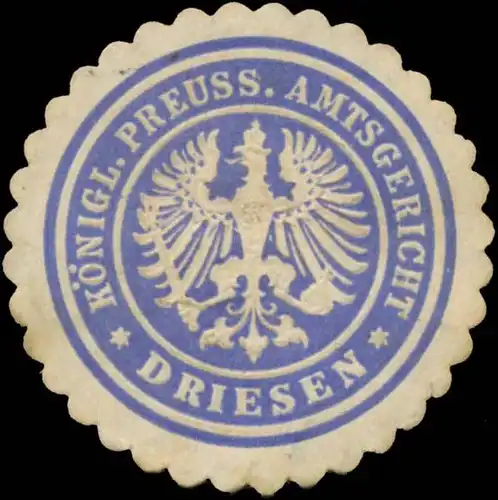 K.Pr. Amtsgericht Driesen