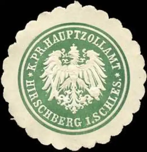 K.Pr. Hauptzollamt Hirschberg in Schlesien