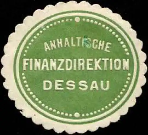 Anhaltische Finanzdirektion Dessau