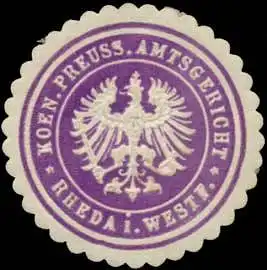 K.Pr. Amtsgericht Rheda i. Westfalen
