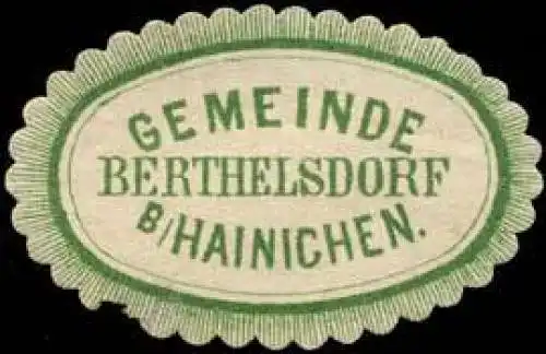 Gemeinde Berthelsdorf bei Hainichen