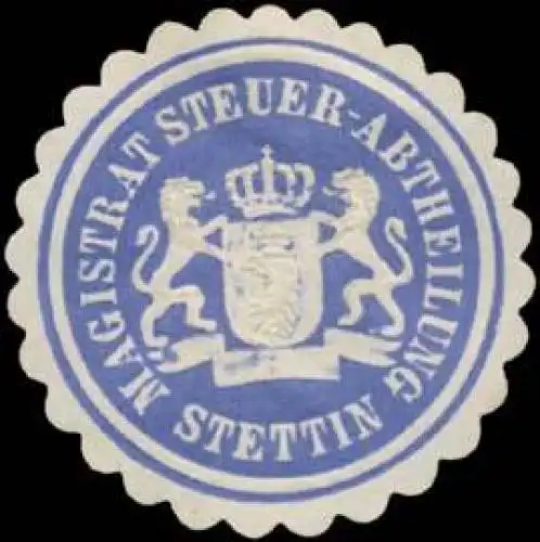 Magistrat Seuer-Abtheilung Stettin