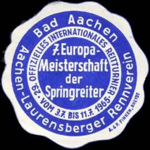 7. Europa-Meisterschaft der Springreiter