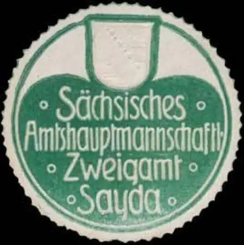 S. Amtshauptmannschaft Zweigamt Sayda