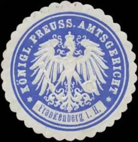K.Pr. Amtsgericht Frankenberg in Hessen