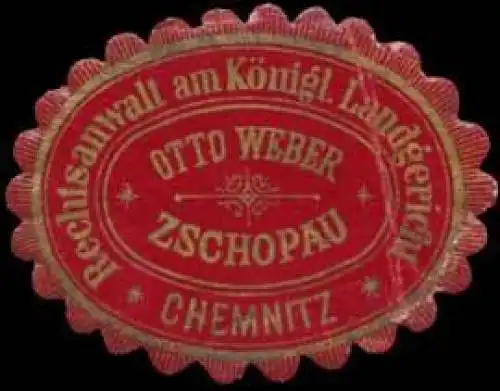 Rechtsanwalt Otto Weber-Zschopau