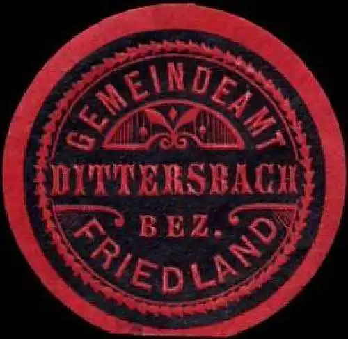 Gemeindeamt Dittersbach - Bez. Friedland