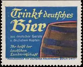 Trinkt deutsches Bier
