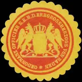 Ordonanz Officier S.K.H. des Erbgrossherzogs von Baden