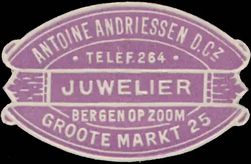 Juwelier Antoine Andriessen