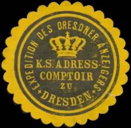 K.S. Adress Comptoir zu Dresden