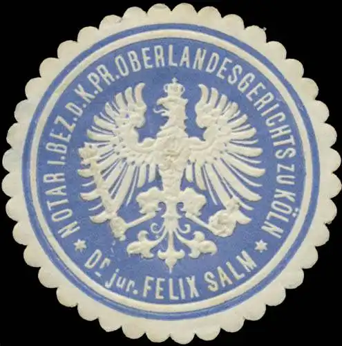 Dr. jur. Felix Salm Notar in KÃ¶ln