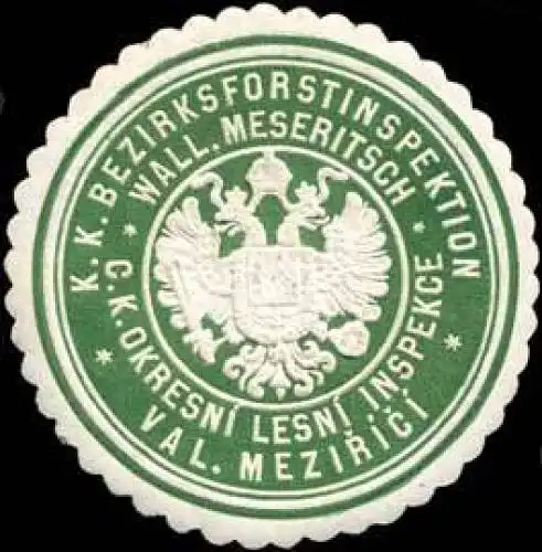 K.K. Bezirksforstinspektion Wallachisch Meseritsch
