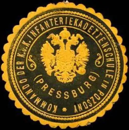 Kommando der K.u.K. Infanteriekadettenschule in Pozsony-Pressburg